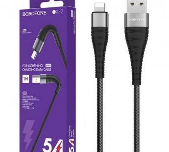 Кабель USB - Apple lightning Borofone BX32 Munificent (black)#1828429