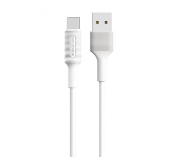 Кабель USB - Type-C Borofone BX1 EzSync (white)