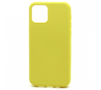 Чехол-накладка Silicone Case NEW ERA для Apple iPhone 12 Pro Max желтый#420225