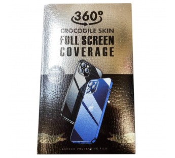 Защитная плёнка - для Apple iPhone X/iPhone XS Crocodile skin прозрачная (на заднюю панель)#422357