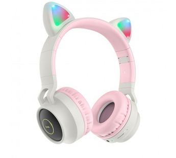 Накладные Bluetooth-наушники Hoco W27 Cat Ear (MP3/Bluetooth) серый#419518