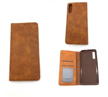 Чехол Samsung A70/A70S (2019) Книжка Wallet Кожа Коричневый#444126