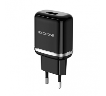                         Сетевое ЗУ USB Borofone BA36A QC 3.0 (черный)#1547244
