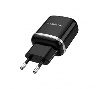                         Сетевое ЗУ USB Borofone BA36A QC 3.0 (черный)#1547242