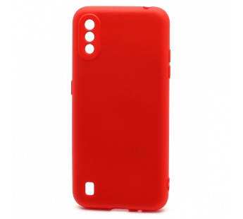 Чехол-накладка Silicone Case NEW ERA для Samsung Galaxy A01 красный#422229