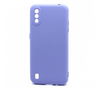 Чехол-накладка Silicone Case NEW ERA для Samsung Galaxy A01 сиреневый#422226