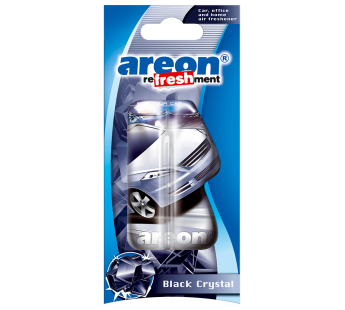 Ароматизатор гелевый AREON "REFRESHMENT LIQUID" Black Ckristal (Черный кристалл)#1728880