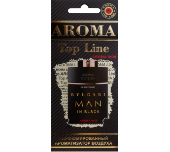 Ароматизатор AROMA TOP LINE парфюм Bulgari Man in Black муж#424825