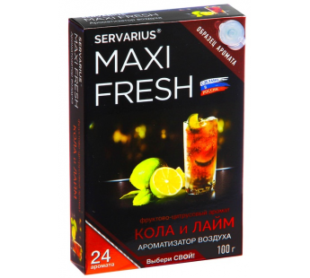 Ароматизатор под сиденье "MAXIFRESH" Кола и лайм 100гр#423657