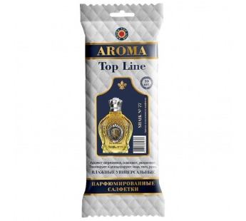 Влажные салфетки AROMA TOP LINE Shaik №77 универсальные 30шт#425757