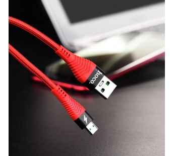 Кабель USB - micro USB Hoco U53 Flash 4A (red)#1983481