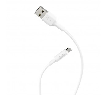 Кабель USB - micro USB Hoco X25 Soarer для HTC/Samsung (100 см) (white)#2031721