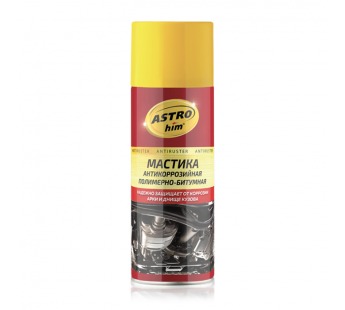 Мастика ASTROhim® "Antiruster" антикоррозийная полимерно-битумная 520мл, аэрозоль#426126