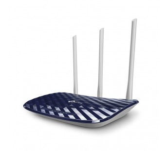Беспроводной маршрутизатор TP-Link Archer C20(RU) AC750 10/100BASE-TX синий 3вншн. антенны#432438