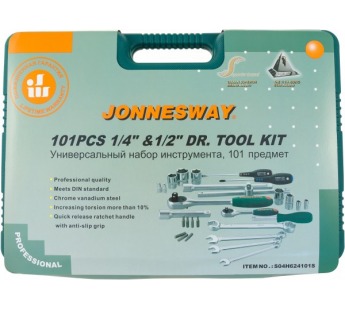 Набор инструмента универсальный 101 предмет Jonnesway#425278