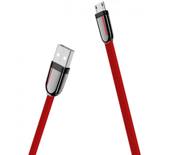 Кабель USB - micro USB HOCO U74 (1,2м) (красный)#422410
