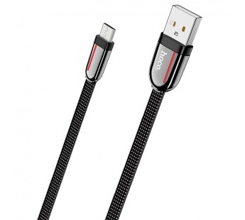 Кабель USB - micro USB HOCO U74 (1,2м) (черный)#422409