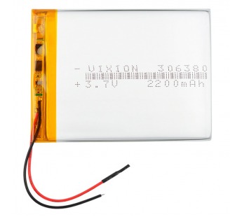 Аккумулятор универсальный 3x63x80 mm 2200mAh (3,7V Li-Pol) (Vixion)#422404