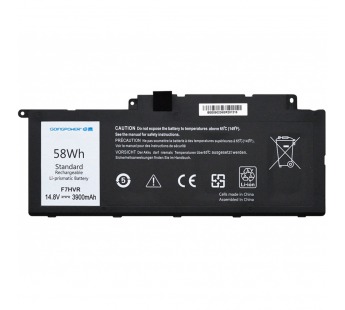 Аккумулятор F7HVR для Dell#1860879