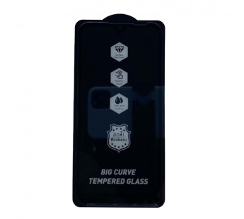 Защитное стекло Samsung A91/S10 Lite (2020) (Premium Full) тех упаковка Черное#1760427