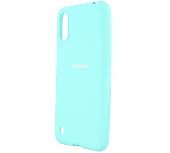 Чехол-накладка Soft touch Class 2 для Galaxy A015 A01 (2020) (мятный)#427340