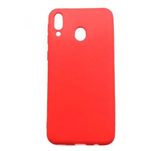 Чехол Samsung M20 (2019) Силикон Матовый Красный#1636325