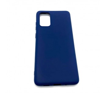 Чехол Samsung S20 Plus (2020) Силикон Матовый Темно-Синий#1627639