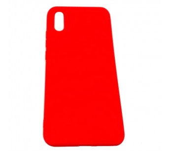 Чехол Xiaomi Redmi 9A (2020) Силикон Матовый Красный#426936