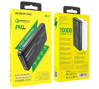 Внешний аккумулятор Borofone BJ9 PD+QC 3.0 10000 mAh (черный)#1738527