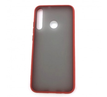 Чехол Honor 9C/Huawei P40 Lite E/Y7P (2020) Противоударный Матовый Красный#1512042