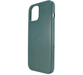 Чехол-накладка - LC011 экокожа MSafe для Apple iPhone 12 Pro Max (dark green)#427057