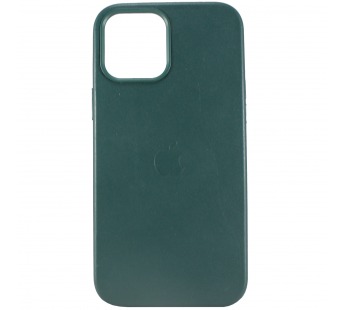 Чехол-накладка - LC011 экокожа MSafe для Apple iPhone 12 Pro Max (dark green)#427056