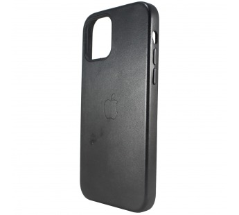 Чехол-накладка - LC011 экокожа MSafe для Apple iPhone 12/iPhone 12 Pro (black)#427077