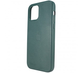 Чехол-накладка - LC011 экокожа MSafe для Apple iPhone 12/iPhone 12 Pro (dark green)#2044066