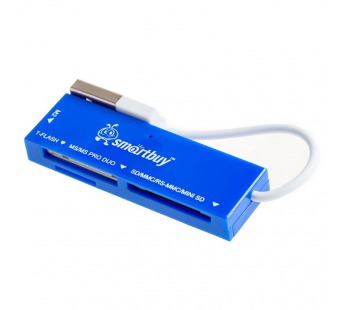 Картридер Smartbuy голубой (SBR-717-B) All in one#2141968