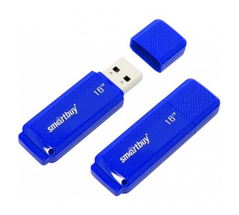 Флеш-накопитель USB 16Gb Smart Buy Dock (blue)#699456