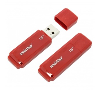 Флеш-накопитель USB 16Gb Smart Buy Dock (red)#2106800