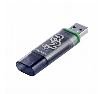 Флеш-накопитель USB 3.0 32Gb Smart Buy Glossy series Dark (grey)#1723587