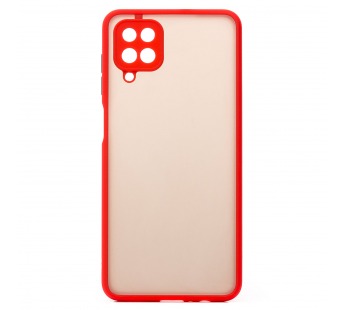 Чехол-накладка - PC041 для Samsung SM-A125 Galaxy A12 (red/black)#426848