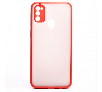 Чехол-накладка - PC041 для Samsung SM-M215 Galaxy M21/SM-M307 Galaxy M30s (red/black)#426840