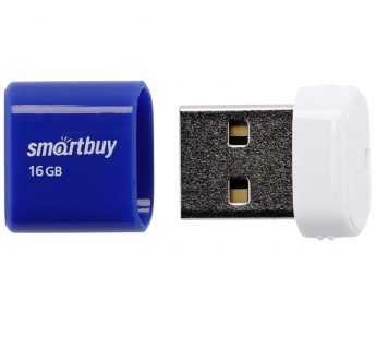 Флеш-накопитель USB 16GB Smart Buy Lara синий#2047610