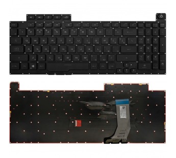 Клавиатура Asus ROG Strix Scar III G731GV черная с RGB-подсветкой (поклавишная настройка)#1850470