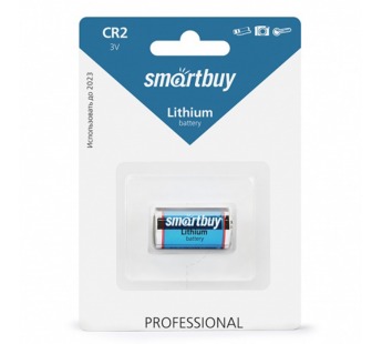 Элемент питания Smartbuy CR2/1B литиевый (блистер 1шт)#429428