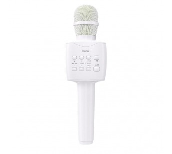 Беспроводной караоке микрофон Hoco BK5 (TF card), цвет белый#444355