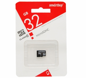 Micro SDHC карта памяти 32ГБ SmartBay Class 10#428821