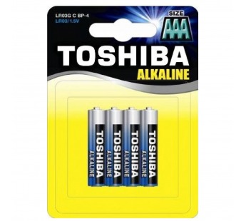 Элемент питания TOSHIBA LR03 BL4 Alkaline 1.5V (4/48/192)