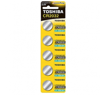 Элемент питания TOSHIBA CR 2032 BL5 (5/100/12000)
