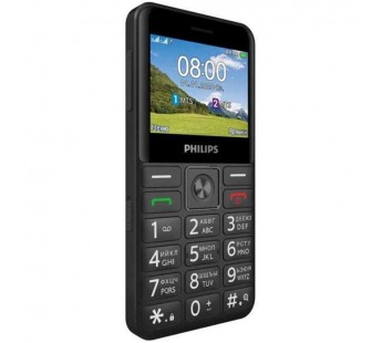                 Мобильный телефон Philips E207 Xenium черный (2.31"/0.08МП/1700mAh/док. станция)#434788