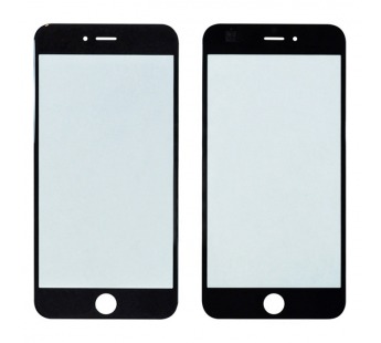 Стекло для переклейки на iPhone 6 Plus (черный)#451868