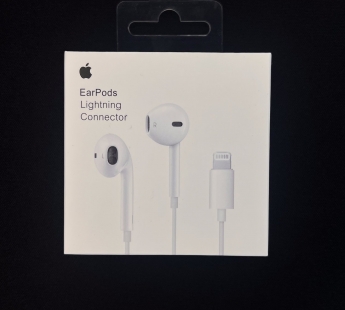 Наушники-гарнитура EarPods Lightning Оригинал Белый#2153623